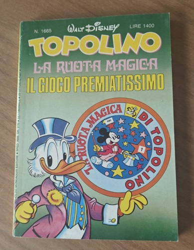 Topolino 1665 con gadegt la - con,
