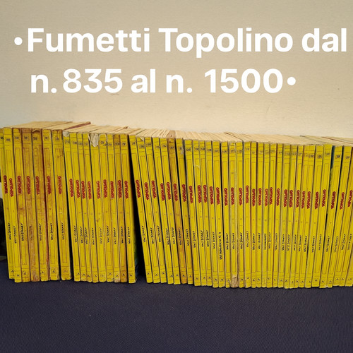 Fumetti topolino dal 835 - fumetti,