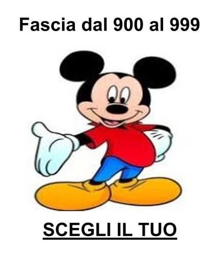 Topolino dal 900 - 999, non