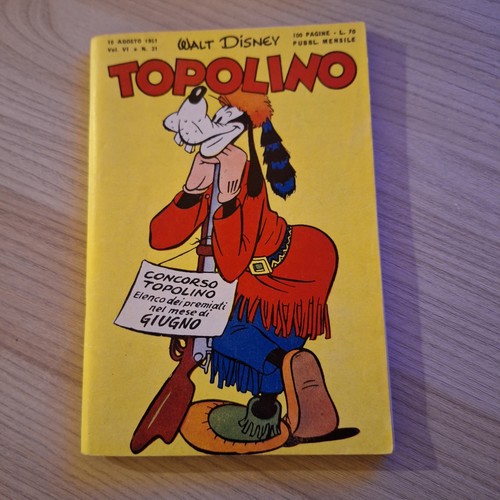 Topolino libretto 31 del - topolino,